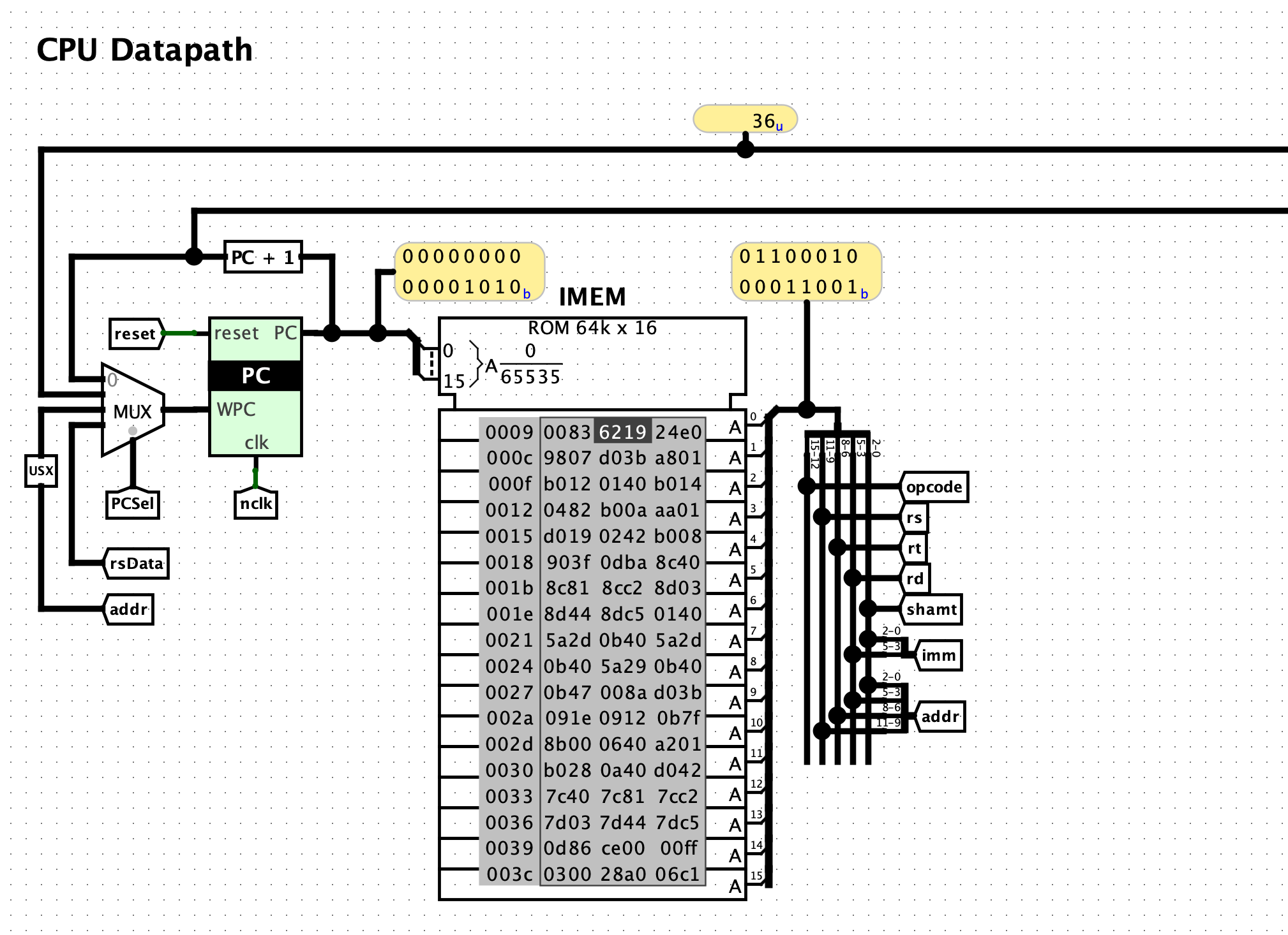 PC logic subcircuit